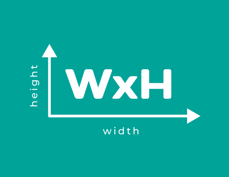 Width by Height (WxH): The story of our name